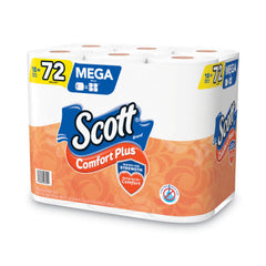 Scott ComfortPlus Toilet Paper, Mega Roll, Septic Safe, 1-Ply, White, 425 Sheets/Roll, 18 Rolls/Pack (KCC5425849729)